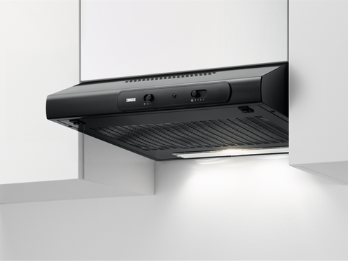 HOTTE SOUS MEUBLE NOIR ZANUSSI 60 CM ZHT631B