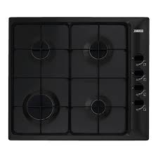 TABLE DE CUISSON NOIR ZANUSSI A GAZ ZGG62413BS