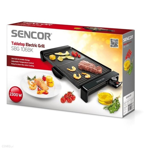 [SBG106BK] Tabletop Electric Grill Sencor SBG106BK